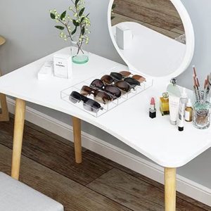 Acrylic Kính mát hộp lưu trữ với 6 khe cắm, kính trong suốt Tổ Chức, Stackable kính hiển thị khay - Product Image 6