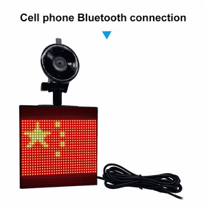 Écran de voiture intelligent LED P4, écran d'expression LED pour la lunette arrière de la voiture, éclairage d'expression LED, écran de voiture, batterie rechargeable USB - Product Image 2