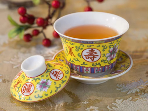 Taza de Té de Cerámica Esmaltada en Amarillo, Duradera, Venta al Por Mayor, Juego de Té Imperial Chino de Primera Calidad - Product Image 3