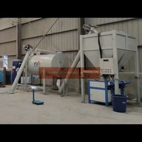 Équipement de mélangeur de ciment de polymère d'isolation phonique de mortier de chape imperméable de mortier de maçonnerie faisant des machines