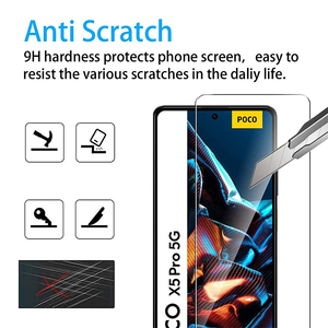 Protecteur d'écran de lunettes trempées pour <span class=keywords><strong>Xiaomi</strong></span> POCO X5 X5 <span class=keywords><strong>Pro</strong></span>, pack en vrac - Product Image 5
