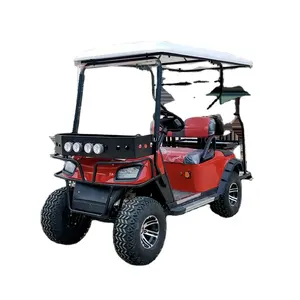 Venda quente Fábrica Fornecimento Elétrico 2 + 2 Assentos Carrinho De Golfe Offroad Motorizado Golf Push Cart