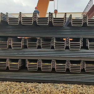 יצרן סין קר נוצר גיליון פלדה ערימות 6 מ '8 מ' 10 מ '12 מ' גיליון ערימת פלדה ישר דף ערימות - Product Image 4