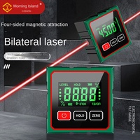 Inclinomètre magnétique de haute précision à 360 degrés de l'île de Chenzhou Règle de niveau numérique laser de qualité industrielle Couleur laser vert