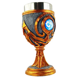 Gobelet en métal à whisky en acier inoxydable <span class=keywords><strong>Game</strong></span> Thrones créatif nouvelle arrivée <span class=keywords><strong>verre</strong></span> à <span class=keywords><strong>vin</strong></span> en relief personnalisé tasse à <span class=keywords><strong>vin</strong></span> Hearthstone en or - Product Image 1