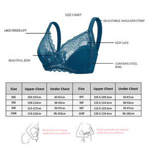 <span class=keywords><strong>Sujetador</strong></span> de encaje <span class=keywords><strong>transparente</strong></span> con aros <span class=keywords><strong>para</strong></span> mujer, con superposición de encaje floral y cierre trasero en forma de L, lencería <span class=keywords><strong>transparente</strong></span>, <span class=keywords><strong>sujetador</strong></span> de malla con escote pronunciado - Product Image 5