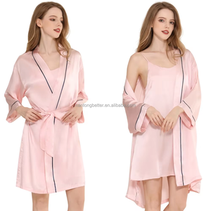 19mm 100% <span class=keywords><strong>soie</strong></span> de mûrier robes de femmes chemises de nuit <span class=keywords><strong>en</strong></span> <span class=keywords><strong>soie</strong></span> pure naturelle hiver été vêtements de nuit <span class=keywords><strong>Kimono</strong></span> <span class=keywords><strong>court</strong></span> 19 Momme chemise de nuit - Product Image 1