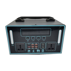 Station d'alimentation portable 220V, grande capacité, 500/1000W, stockage d'énergie, alimentation de secours, batterie externe - Product Image 1