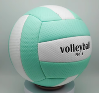Ballon de volley-ball de plage taille 5 avec logo personnalisé, en cuir PU souple, pour matchs en extérieur sur sable, vente en gros