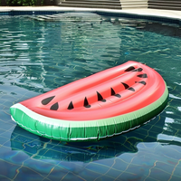 Matelas flottant en PVC en forme de tranche de pastèque, taille personnalisée, certifié CE/EN71, gonflable, pour adultes et enfants
