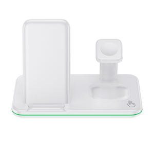Cargador inalámbrico rápido 3 en 1 estación soporte rápido para teléfono móvil cargador inalámbrico multifunción para iPhone/<span class=keywords><strong>iWatch</strong></span>/Airpods - Product Image 3
