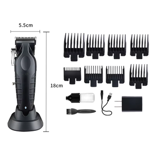 Tondeuse Électrique Sans Fil <span class=keywords><strong>Kemei</strong></span> <span class=keywords><strong>2296</strong></span> à Batterie Lithium 2500 mAh Réglable pour Hommes – Corps et Zones Intimes – Offre Spéciale - Product Image 5