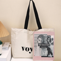 Sac fourre-tout en toile robuste de qualité supérieure avec logo personnalisé pour les voyages minimalistes, sacs à bandoulière grande capacité
