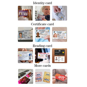 Carte d'identité d'étudiant <span class=keywords><strong>Badge</strong></span> d'adhésion Impression de cartes-cadeaux <span class=keywords><strong>Imprimante</strong></span> de cartes blanches <span class=keywords><strong>PVC</strong></span> ABS double face - Product Image 6