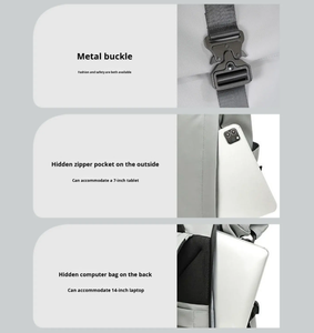 Универсальный водонепроницаемый рюкзак из полиэстера для ноутбука с большой вместимостью, для путешествий, спорта и школы - Product Image 6