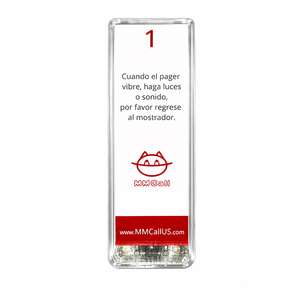 Système de Paging Invité <span class=keywords><strong>MMCall</strong></span> Slim pour Restaurants et Cafés - Product Image 2