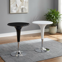 Table haute en ABS style industriel pour bar, maison et cuisine, à haute hauteur