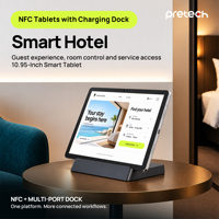 11 inç Android Tablet PC Ön NFC Akıllı Otel Başucu Tableti Akıllı Oda Kontrol Paneli Şarj İstasyonu Otel Misafirleri Giriş Tableti