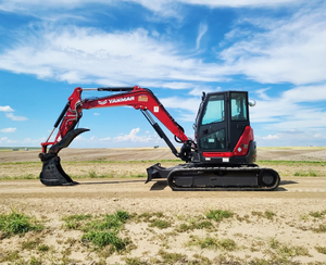 Mini-excavatrice Yanmar Vio80 d'occasion CE EPA, 8 tonnes, fabrication japonaise, système hydraulique, prête pour tous les terrains, expédition avec moteur et pompe - Product Image 6