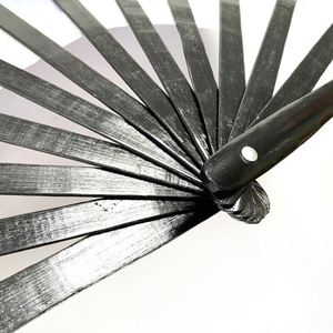 Abanicos de Bambú Pintados Ecológicos de 13 Pulgadas para Baile en Línea y Decoración de Fiestas - Product Image 4