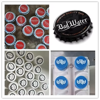 Nueva Máquina de Impresión Automática de 4 Colores para Tapas de Botellas de Bebidas, Cargador/Descargador Automático, Alta Precisión, Alto Rendimiento