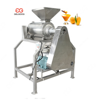 Automatique de Pulpe de Mangue Faisant Extracteur De Jus Ligne de Production D'épluchage Piqûres Presse-agrumes Battant Mangue Machine de Batteur