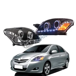 MAICTOP car accessories facelift angel eye daytime running light led headlight for vios 2008 2009 2010 2011 2012 2013