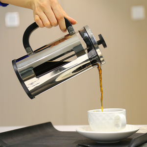 Stantuffo per caffè alimentare di vendita caldo pressa per caffè <span class=keywords><strong>francese</strong></span> <span class=keywords><strong>caffettiera</strong></span> a doppia parete in acciaio inossidabile French Press cafetiere - Product Image 5