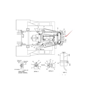 Refroidisseur d'huile moteur Deawoo D150 A10149072 pour chariot élévateur diesel, pièce neuve du réservoir d'eau - Product Image 2