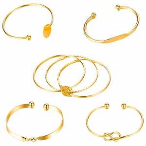 Go Party Retro <span class=keywords><strong>Set</strong></span> di <span class=keywords><strong>braccialetti</strong></span> da 5 pezzi con perline rotonde geometriche semplici <span class=keywords><strong>Set</strong></span> <span class=keywords><strong>braccialetti</strong></span> di moda per ragazze - Product Image 4