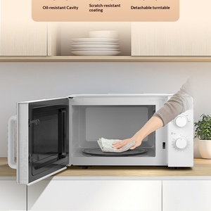 <span class=keywords><strong>Four</strong></span> à <span class=keywords><strong>micro</strong></span>-ondes 20L entièrement automatique, électrique, multifonctionnel, de style européen, petit modèle domestique avec plateau tournant et ondes lumineuses - Product Image 4