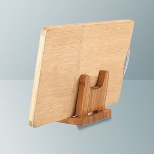 Bamboo <b>pot</b> <b>lid</b> holder, creative style, foldable <b>pot</b> <b>lid</b> storage rack, cutting board rack, drain rack, made of wood. - Product Image 1