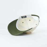Gorra de Béisbol Personalizada 2026 de Dos Tonos, Estilo Vintage, de Algodón Lavado, con Logotipo Bordado en 3D, Color Blanco Hueso, Estilo Urbano