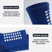 Chaussettes de sport WRELS, absorption des chocs, antidérapantes, chaussettes de sport à adhérence personnalisée, respirantes, chaussettes de football à adhérence, chaussettes de pilates élastiques à adhérence