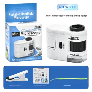 초등 및 중등 학생을위한 전문 미니 현미경 과학 공학 장난감 세트 - Product Image 6