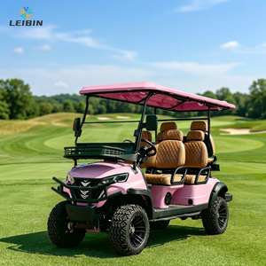 Customizable Colors 6 Seater Utility Vehicle Club Car Golf Cart with <b>72V</b> Powerful Motor for Resort Hotels Supports OEM/ODM - Product Image 1