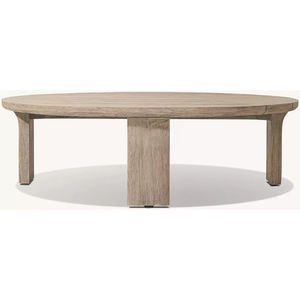 Mesa de Centro Redonda de Teca para Exteriores <span class=keywords><strong>Lagos</strong></span> - Product Image 2