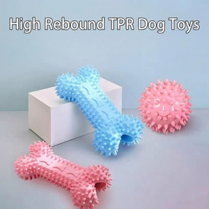 Juego de Juguetes para Perros Personalizados al por Mayor, Coloridos, Duraderos e Indestructibles, de TPR, para Cumpleaños - Product Image 5