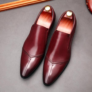 Nuove scarpe eleganti da uomo in vera pelle, perfette per occasioni formali e casual, scarpe da uomo in pelle e Oxford. - Product Image 2