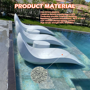 Chaise longue In piscina progettato per profondità d'acqua fino a 9 pollici Aqua Pool lounge per lettini abbronzanti a bordo piscina e solarium - Product Image 4