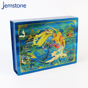 Fournisseurs expérimentés Matériaux écologiques Couvercle et boîte de base Boîte d'emballage cadeau kraft Boîte de papier d'art - Product Image 1