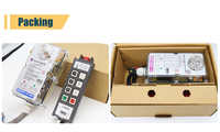 Control Remoto Inalámbrico para Grúa de Velocidad Única con 6 Botones, Antiinterferencias por Salto de Frecuencia y Bloqueo, de Fábrica