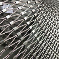 SS 304 316 Flexibles Edelstahl kabel netz/Balkon geländer Stahlnetz Edelstahl/Treppen geländer Schutzgitter