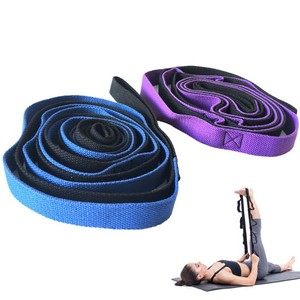 Sangle de yoga Ps 2,5x200 cm avec 10 anneaux, bande de résistance pour fitness, étirements, yoga aérien et mise en forme du corps - Product Image 5