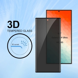Protector de Pantalla de Vidrio Templado con Pegamento Completo 9H 3D con Borde Curvo Anti Espí<span class=keywords><strong>a</strong></span> y Privacidad para <span class=keywords><strong>Samsung</strong></span> Galaxy S21 S22 S23 Ultra - Product Image 2