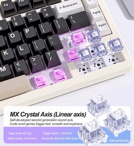 Attack Shark X75 75% all aluminum mechanical keyboard with numerical control <b>wireless</b> washers - Product Image 5