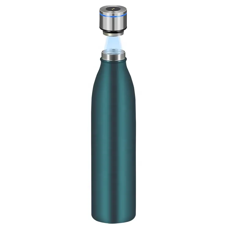 Direct Factory 750ml Blue Smart High-Quality 18/8 304 Kitchenware Drinkware Uvc Self-Cleaning Water Bottle