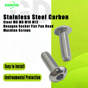 Acero inoxidable Acero al carbono M6 M8 M10 <span class=keywords><strong>M12</strong></span> Tornillos de máquina de cabeza plana <span class=keywords><strong>hexagonal</strong></span> - Product Image 2