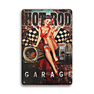 LanYu arredamento all'ingrosso Route 66 Custom Retro in metallo Plate appassionati e Garage uomo grotte <span class=keywords><strong>Vintage</strong></span> segno di latta - Product Image 3