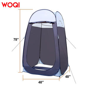 เต็นท์อาบน้ำพกพา Woqi ขนาด 120x120x190 ซม. กันน้ำ ห้องเปลี่ยนเสื้อผ้าส่วนตัว สำหรับตั้งแคมป์ ท่องเที่ยว เดินป่า ใช้งานกลางแจ้ง - Product Image 4